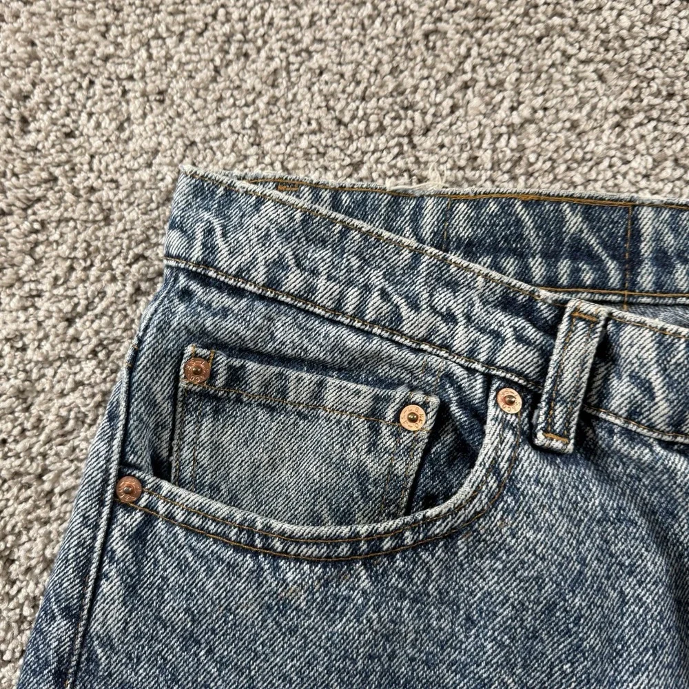 Vintage Levis Jeans Mens 36x32 (Fits 34x31)‎ Blue Acid Denim 505 90s Made in USA